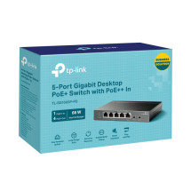 foto de SWITHC TP-LINK TL-SG1005P-PD GIGA 4-PORT POE+ 1-PORT POE++REQUIERE POE ADICIONAL