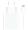 foto de CARGADOR DE PARED XIAOMI TIPO-A 33W + CABLE WHITE