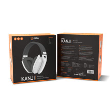 foto de AURICULARES GAMING KROM KANJI BLANCO MICROFONO BT