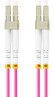 foto de CABLE FIBRA OPTICA LANBERG 0.5 M MULTI LC/UPC-LC/UPC DUPLEX OM4 50/125 LSZH VI