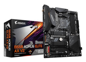 foto de PLACA BASE GIGABYTE B550 AORUS ELITE AX V2 AM4 MATX 4XDDR4