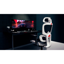 foto de SILLA GAMING DRIFT DRAIR 200  TEJIDO NEGRO / BLANCO MALLA