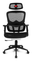 foto de SILLA GAMING DRIFT DRAIR 200  TEJIDO NEGRO / BLANCO MALLA