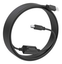 foto de CABLE USB 2.0 AISENS CON AMPLIFICADOR TIPO A/M-B/M, NEGRO, 10M