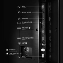 foto de TV HISENSE 50A6N 50 DOLBY MODO JUEGO 4K SMART TV HDMI (X3)