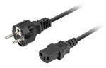 foto de CABLE DE ALIMENTACION LANBERG SCHUKO CEE 7/7 A IEC320 C13 1.8M RECTO