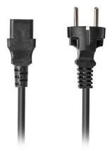 foto de CABLE DE ALIMENTACION LANBERG SCHUKO CEE 7/7 A IEC320 C13 1.8M VDE RECTO