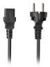 foto de CABLE DE ALIMENTACION LANBERG SCHUKO CEE 7/7 A IEC320 C13 1.8M VDE RECTO