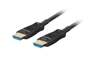 foto de CABLE HDMI AOC LANBERG V2.1 M/M OPTICO ACTIVO 8K60HZ 80M NEGRO