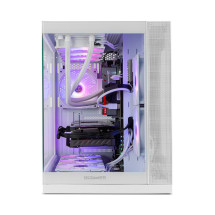 foto de CAJA NOX HUMMER ASTRA NEO SEMITT ATX CRISTAL FRAMELESS BLANCO