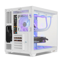 foto de CAJA NOX HUMMER ASTRA NEO SEMITT ATX CRISTAL FRAMELESS BLANCO