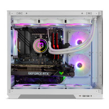 foto de CAJA NOX HUMMER ASTRA NEO SEMITT ATX CRISTAL FRAMELESS BLANCO
