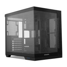 foto de CAJA NOX HUMMER ASTRA NEO SEMITT ATX CRISTAL FRAMELESS NEGRO