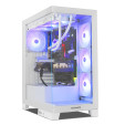 foto de CAJA NOX HUMMER GLOCK SEMITORRE ATX FRAMELESS BLANCO