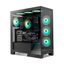 foto de CAJA NOX HUMMER GLOCK SEMITORRE ATX FRAMELESS NEGRO