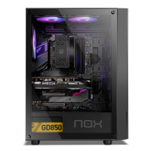 foto de CAJA NOX INFINITY BETA SEMITORRE ATX AIRFLOW ARGB RAINBOW