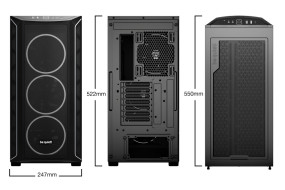 foto de CAJA BEQUIET SHADOW BASE 800 FX E-ATX 1XUSB3.2 SIN FUENTE ARGB NEGRO