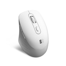 foto de RATON SUBBLIM CURVE ERGO DUAL BLANCO BLUETOOTH BATERIA RECARGABLE