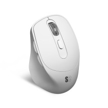 foto de RATON SUBBLIM ERGO DUAL BLANCO BLUETOOTH BATERIA RECARGABLE