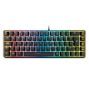foto de TECLADO MINI KROM KALISTA ES USB RETROILUMINADO MEMBRANA NEGRO