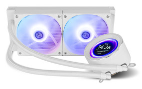 foto de VENTILADOR NOX REFRIGERACION LIQUIDA HUMMER X-240 120MM BLANCO