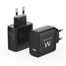 foto de CARGADOR MOVIL RAPIDO EWENT 2PUERTOS (USB-C/A) 65W