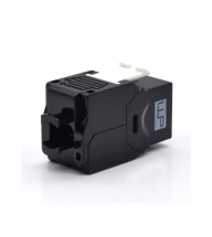 foto de CAT 6, MÓDULO KEYSTONE, SIN BLINDAJE, TOOLFREE, COLOR NEGRO