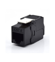 foto de CAT 6, MÓDULO KEYSTONE, SIN BLINDAJE, TOOLFREE, COLOR NEGRO