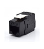 foto de CAT 6, MÓDULO KEYSTONE, SIN BLINDAJE, TOOLFREE, COLOR NEGRO