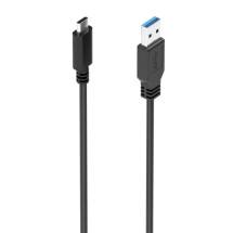 foto de CABLE AISENS USB 3.1 GEN2 10GBPS 3A TIPO USB-C/M-A/M NEGRO 2.0M