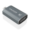 foto de ADAPTADOR CONVERSOR AISENS ALUMINIO USB-C/M A HDMI 4K@60HZ/H GRIS