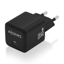foto de CARGADOR AISENS GAN 30W 1XUSB-C PD3.0 QC4.0 NEGRO