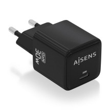 foto de CARGADOR AISENS GAN 30W 1XUSB-C PD3.0 QC4.0 NEGRO