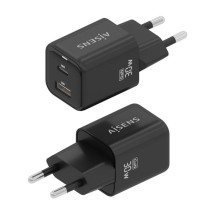 foto de CARGADOR AISENS GAN 30W 1XUSB-C PD3.0 QC4.0 1XUSB-A QC3.0 NEGRO