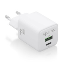 foto de CARGADOR AISENS GAN 30W 1XUSB-C PD3.0 QC4.0 1XUSB-A QC3.0 BLANCO
