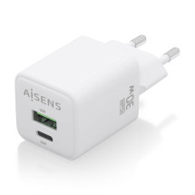 foto de CARGADOR AISENS GAN 30W 1XUSB-C PD3.0 QC4.0 1XUSB-A QC3.0 BLANCO