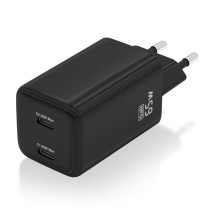 foto de CARGADOR AISENS GAN 65W 2XUSB-C PD3.0 QC4.0 NEGRO