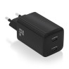 foto de CARGADOR AISENS GAN 65W 2XUSB-C PD3.0 QC4.0 NEGRO