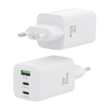 foto de CARGADOR AISENS GAN 65W 2XUSB-C PD3.0 QC4.0 1XUSB-A QC3.0 BLANCO