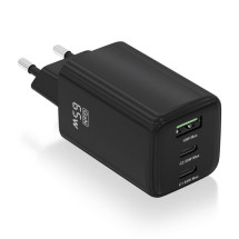 foto de CARGADOR AISENS GAN 65W 2XUSB-C PD3.0 QC4.0 1XUSB-A QC3.0 NEGRO