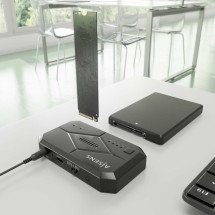 foto de ESTACION DOCKING AISENS SATA 2.5/3.5 M.2 NVME A USB 3.1 GEN1 CLONE