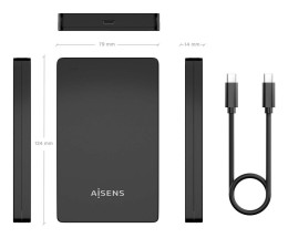 foto de CARCASA HDD AISENS ASE-2542B 2.5 NEGRA