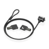 foto de CABLE SEGURIDAD AISENS CERRADURA LLAVE 1.5M