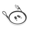 foto de CABLE SEGURIDAD AISENS TIPO NANO CERRADURA LLAVE 1.5M
