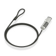 foto de CABLE SEGURIDAD AISENS TIPO NANO CERRADURA COMBINACION 1.5M