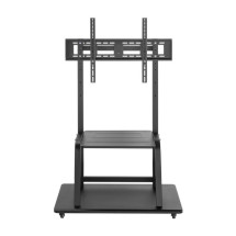 foto de SOPORTE SUELO AISENS ECO RUEDAS BANDEJA DVD MONITOR/TV 150KG 37-100