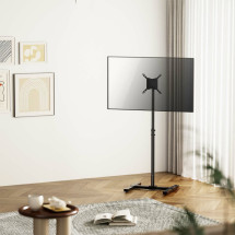 foto de SOPORTE SUELO AISENS INCLINABLE Y EXTENSIBLE PARA TV 20KG DE 13-42 NEGRO