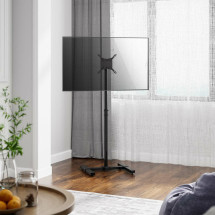 foto de SOPORTE SUELO AISENS INCLINABLE Y EXTENSIBLE PARA TV 20KG DE 13-42 NEGRO