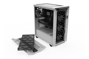 foto de CAJA BEQUIET PURE BASE 500DX ATX 1XUSB 3.0 1X 3.1 SIN FUENTE ARGB BLANCO
