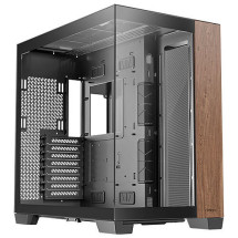 foto de CAJA GAMING ANTEC FISHTANK C8 WOOD E-ATX 2XUSB3.0 ,1XTYPE C 10GBPS S/F